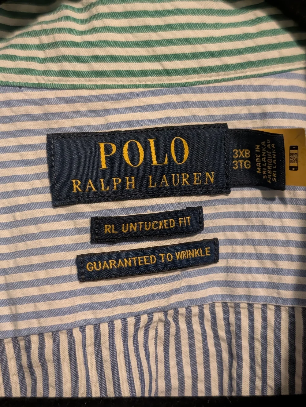 Polo by Ralph Lauren Multicolor Seersucker Short-Sleeve Button-Down Shirt